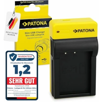 Afbeelding van PATONA Dunne oplader voor LP E17 accu&#039;s compatibel met Canon EOS RP R8 R10 R50 R100 77D 200D 250D 750D 760D 800D 850D M3 M5 M6 Rebel SL3 SL2 Kiss X8i X9