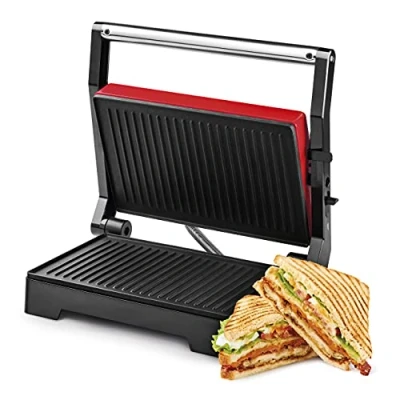 Afbeelding van Ufesa PR1000 Fuji, Elektrische Grill, 1000W, Anti aanbaklaag, 180 Opening, Coldtouch hangreep