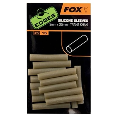 Afbeelding van Fox Edges Silicone Sleeve Thrans Khaki 3x25mm