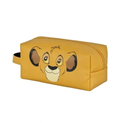 Afbeelding van The Lion King Ruime Kindertoilettas 12x25x10 cm Reistoilettas met Handvat en 3D Simba Design Perfect voor Jongens Meisjes