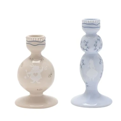 Afbeelding van Disney Home Alice in Wonderland Set 2 Kandelaars