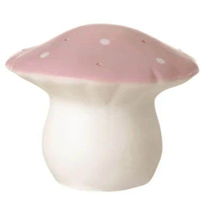 Afbeelding van Heico lamp vliegenzwam vintage roze 20 cm