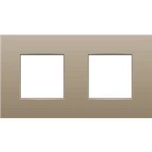 Afbeelding van Niko Tweevoudige horizontale afdekplaat, kleur Intense bronze