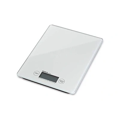 Afbeelding van Briefweger MAUL Gloss tot 5000 gram glazen plateau inclusief batterij wit