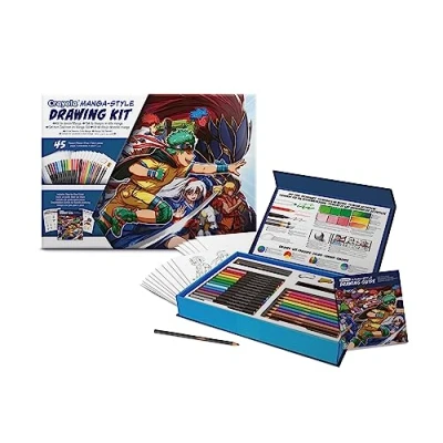 Afbeelding van Crayola Hobbypakket Manga Tekenen Met 45 Onderdelen Voor Kinderen