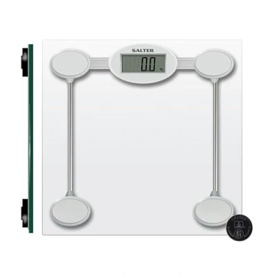 Afbeelding van Salter 9018S SV3R Digitale personenweegschaal, elektronische persoonlijke weegschaal van glas, maximale capaciteit 180 kg, gemakkelijk af te lezen lcd display, groot tafelblad gehard 15 jaar