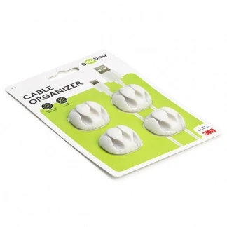 Afbeelding van Kabelhouder Goobay 2 sleuven (6 stuks, Ø 5.3 mm, Wit)