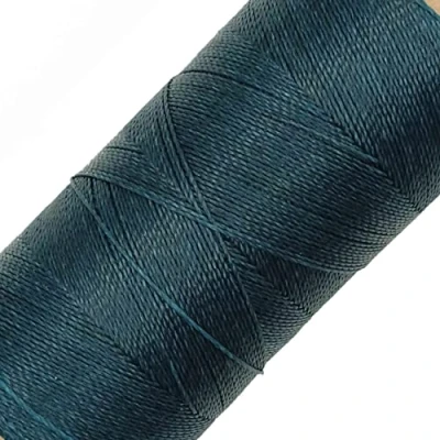 Afbeelding van LINHASITA Spoel gewaxt garen, 100 g/360 m, dikte 0,5 mm, macramé polyestergaren, 30 kleuren, flessengroen