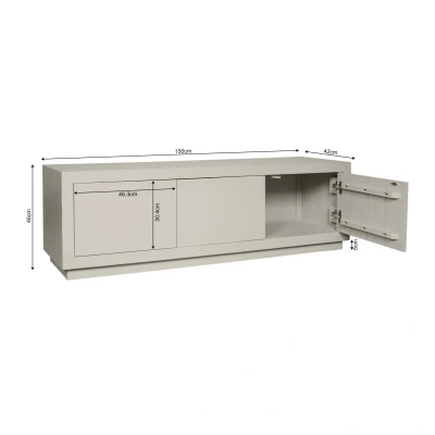 Afbeelding van Mangoe Tv meubel Brussel Sand 150 cm