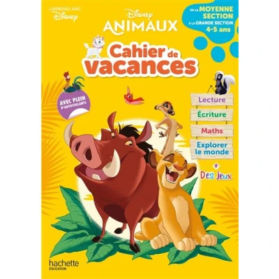 Image de Disney Animaux de la Moyenne à Grande Section Cahier vacances 2025