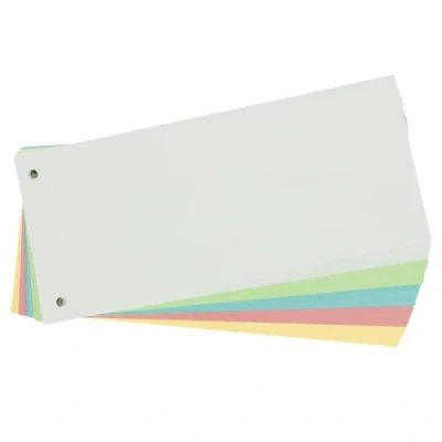 Afbeelding van Limit Scheidingsstroken van karton, geperforeerd, 180 g/m², 100 stuks, 5 kleuren, 240 x 105 mm