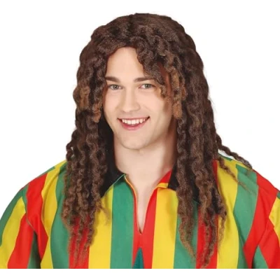 Afbeelding van Fiestas Guirca Pruik Dreadlocks Synthetisch Bruin One size