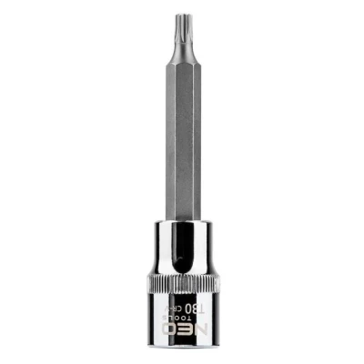 Afbeelding van NEO TOOLS 08 763 Steeksleutelelement 1/2 T30 Chroom vanadium staal, gereedschapsstaal Binnen Torx