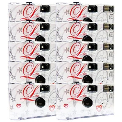 Afbeelding van 10 x 1 A fotopoort, wegwerpcamera voor 27 foto&#039;s, met flits, stuks