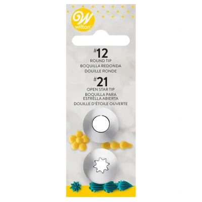 Afbeelding van Wilton Spuitmondjes Set/2 #012, #021
