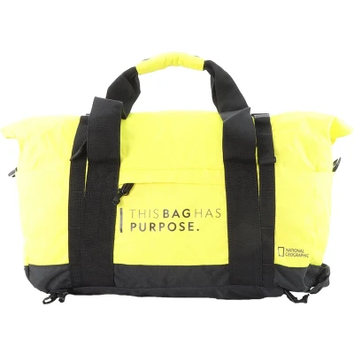 Afbeelding van National Geographic Opvouwbare Reistas / Weekendtas Sporttas 29 Liter Vegan Pathway Geel