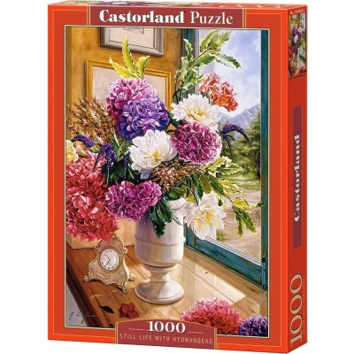 Afbeelding van Castorland puzzel Still Life with Hydrangeas 1000 stukjes