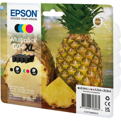 Afbeelding van Epson Multi pack Inkpatroon 604 Xl Zwart Cyaan Magenta Geel (c13t10h64020)