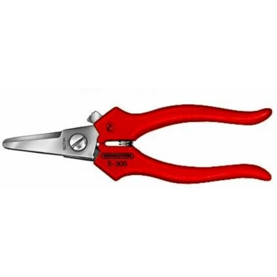 Afbeelding van Bernstein Tools for Electronics 5 305 Combischaar 140 mm Rood