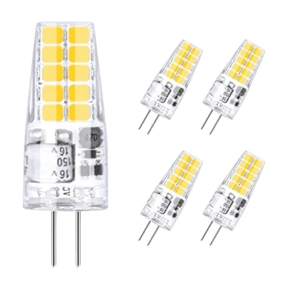 Afbeelding van Vicloon G4 COB ledlampen, 2 W, energiebesparend, komt overeen met 30 led chip AC/DC 12 V, 210 250 lm, warm wit 3000 K, 360 graden stralingshoek, niet dimbaar, 5 stuks