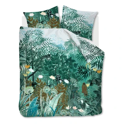 Afbeelding van Beddinghouse Madagascar Dekbedovertrek Tweepersoons 200x200/220 cm Green