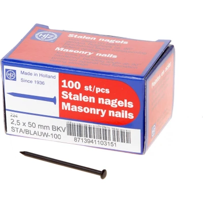 Afbeelding van Hjz Stalen nagel bombe kop 50 x 2.5mm