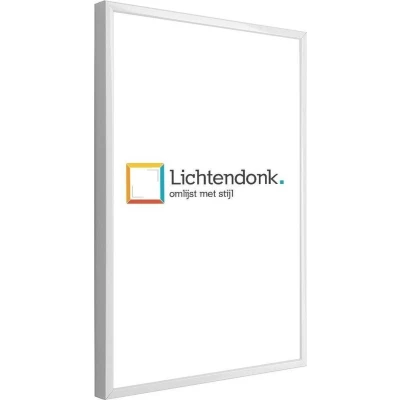 Afbeelding van Wissellijst Aluminium Wit 61 x 91 cm