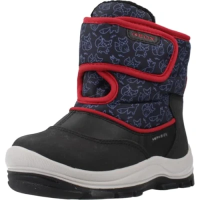 Afbeelding van Geox B Flanfil Boy Abx, enkelboot, babyjongen, Zwart, rood