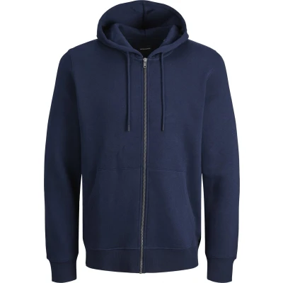 Afbeelding van Jack &amp; Jones Jjebradley ZIP HOOD Sweater met rits, Heren, Maat: 3XL, Navy blazer