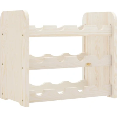 Afbeelding van Wijnrek 43x25x37 cm massief grenenhout
