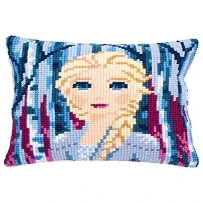 Afbeelding van Disney Frozen 2 Elsa Kruissteekkussen pakket