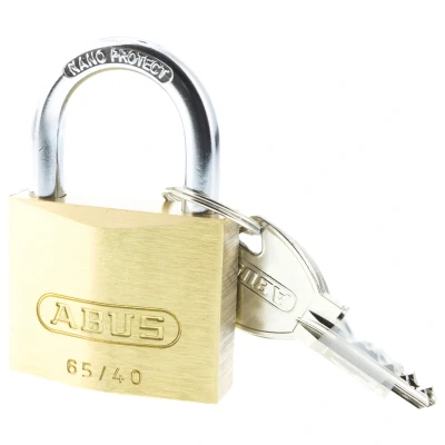 Afbeelding van Abus Messing Cilinder Hangslot Skin