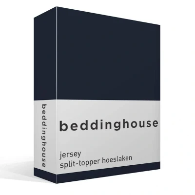 Afbeelding van Beddinghouse Jersey Splittopper Hoeslaken Navy
