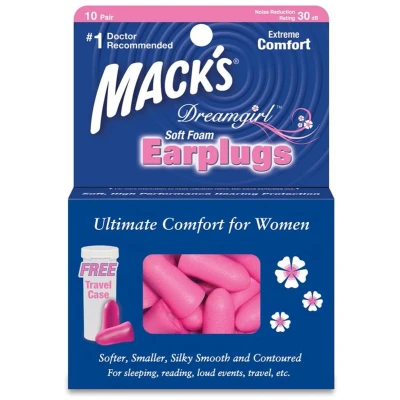 Afbeelding van Macks Dreamgirl Foam Earplugs 10PR