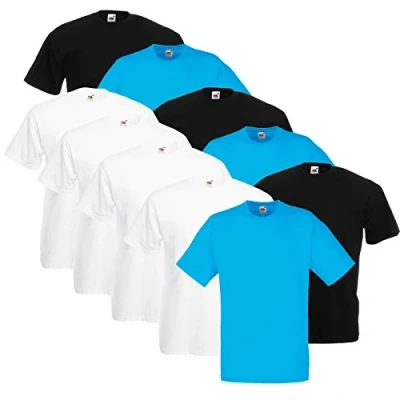 Afbeelding van Fruit of the Loom T shirts voor heren (set van 5 stuks)