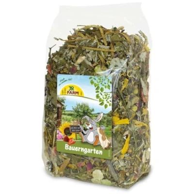 Afbeelding van Jr Farm Knaag knaagdiersnack boerderijtuin 150g Gebr de boon