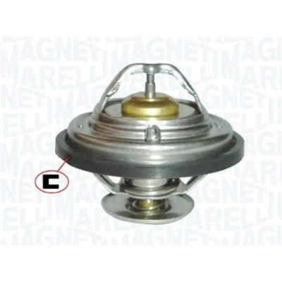 Afbeelding van MAGNETI MARELLI 352317101280 Thermostaat, koelvloeistof 87 67 Met pakking AUDI: A6 C5 Avant, A4 B7 B6 VOLKSWAGEN: Passat B5 Estate