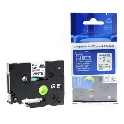 Image de Brother TZe 231S2 Noir sur blanc Rouleau (12 cm x 4 m) 1 cassette(s) ruban laminé pour PT D210 D600 H110; P Touch 1880 E800 H110 P900; Cube Plus P710