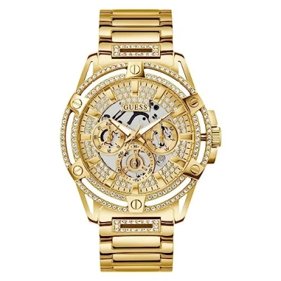 Afbeelding van Guess KING Chronograaf goldcoloured, Maat: One Size, Gold coloured