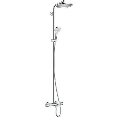 Afbeelding van hansgrohe Crometta S showerpipe 240 1jet met badthermostaat chroom