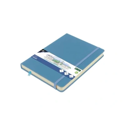 Afbeelding van Kangaro schetsboek A5 sky blue met elastiek en lint K 861295