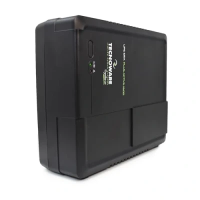 Afbeelding van Tecnoware UPS ERA PLUS ACTIVE 1200, omvormer 1200 VA, stroomuitvalbeveiliging voor pc met actieve PFC, Mac, gameconsole, AVR, USB, 10 minuten professionele pc, 30 gameconsole