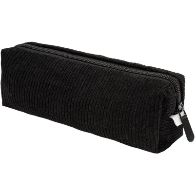 Afbeelding van MAEXUS Corduroy etui voor jongens en meisjes, zwart., Pennenetui