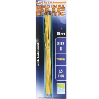 Afbeelding van Preston Slip Elastic 5m Volle Elastiek 7 Maten 1.06mm size 6