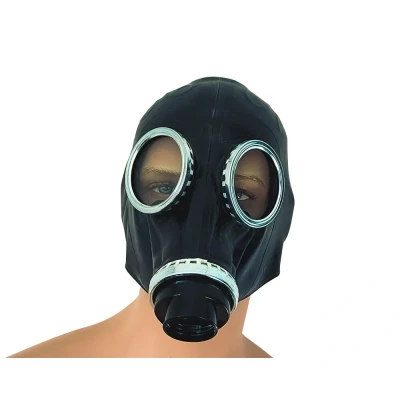 Afbeelding van Full Rubber Gas Mask Zwart