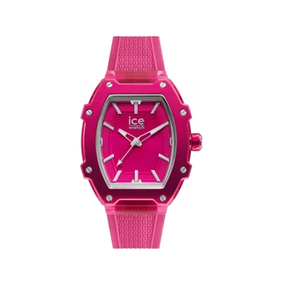 Afbeelding van Ice Watch boliday Flashy pink Dames roze horloge met siliconen band 023323 (Medium)