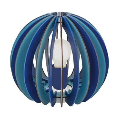 Afbeelding van EGLO Fabella Tafellamp 1 Lichts Blauw