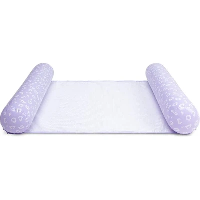 Afbeelding van Swim Essentials Opblaasbare Waterhangmat Lila Panterprint 116 x 78 cm
