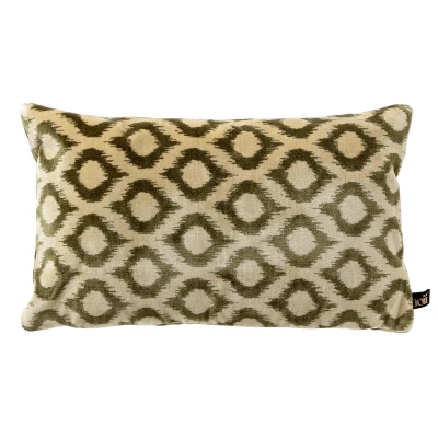 Afbeelding van Hoii LEONARDO Sierkussen 30x50 cm Military Olive Groen Multicolor met duurzame kussenvulling