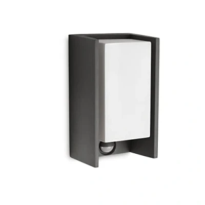 Afbeelding van Philips Bridge buitenwandlamp met sensor antraciet